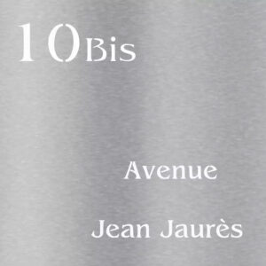 Plaque carrée en inox - Adresse