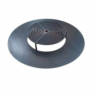 Ensemble plaque + grille brasero/plancha ∅ 100cm