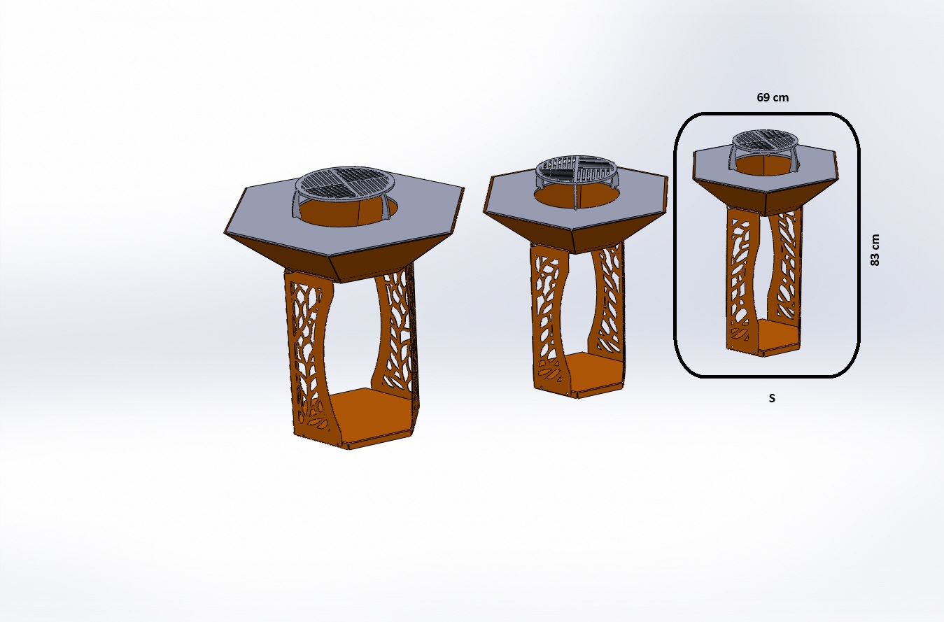 Brasero hexagonal SMALL – Image 2